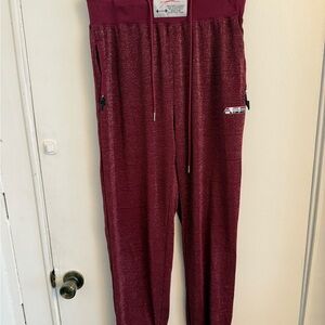 Stylish Burgundy Track Pants